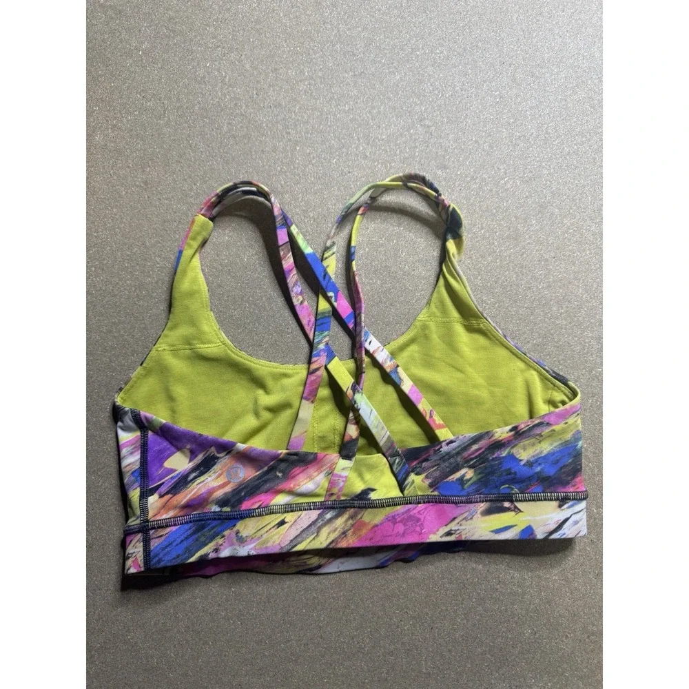 Lululemon Energy Bra Size 8 Medium Support, B–D‎ Cups Atmospheric Multicolor $77